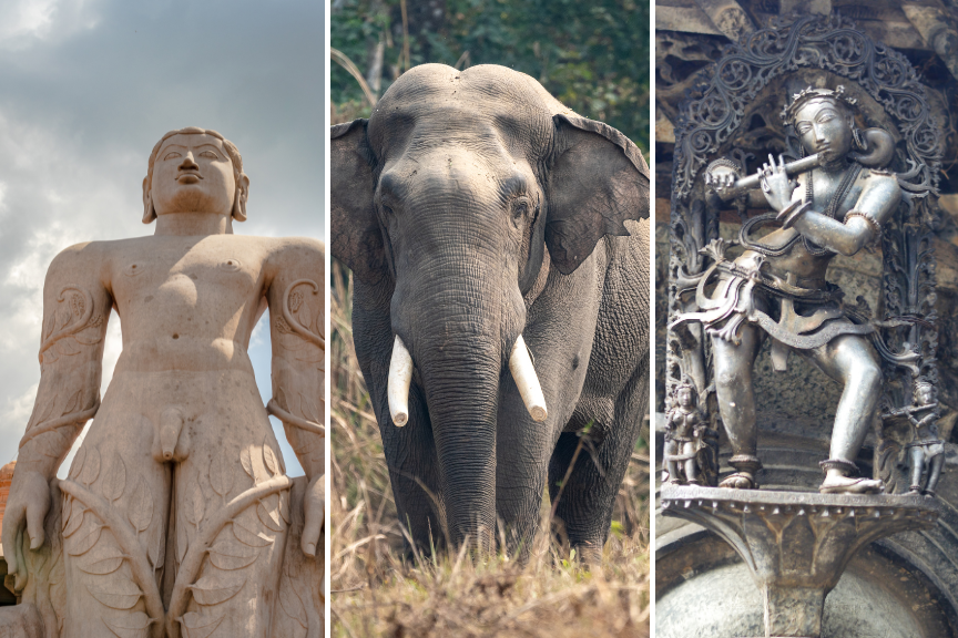 Indian Elephant, Largest Monolyth, Hampi