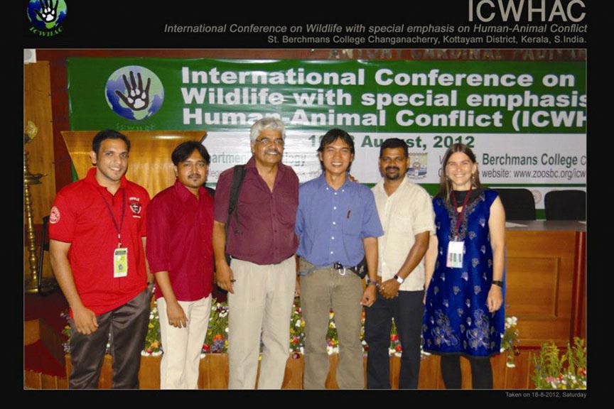 Attending conference on Human-Animal conflict